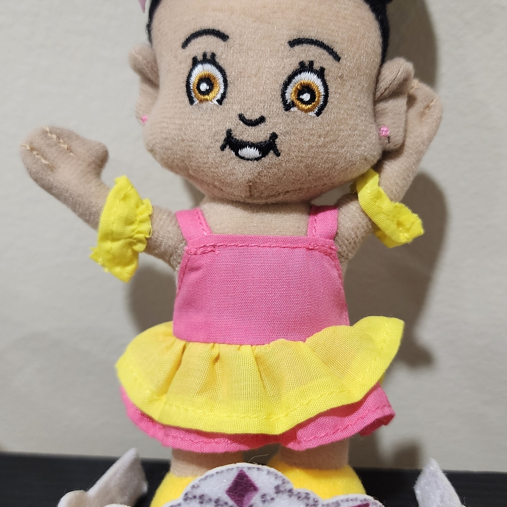 100 PACKS | 6 Inch Charming Pink and Yellow Stuffed Doll - Picture 8 of 13